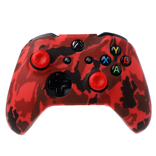 Camouflage cover för case med cap för XB One X & One S Game Controller