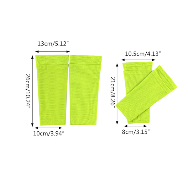 Sports Shin Guard Pad Sock Leg Support Sleeves Football Compression Calf Socks Light green Adult