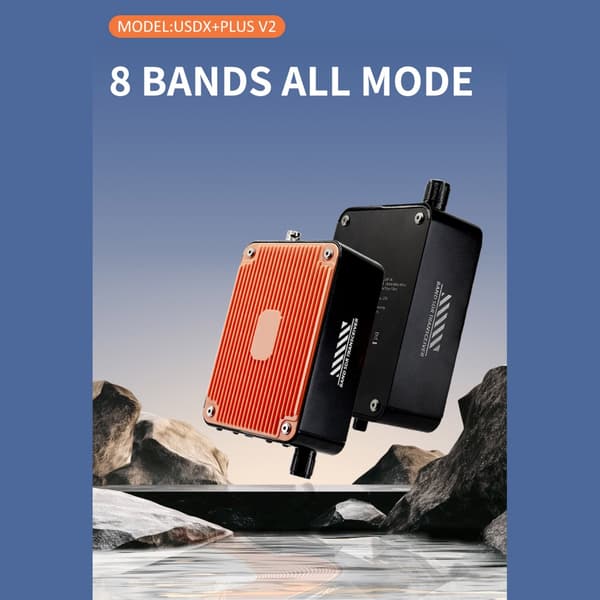 Bärbar Radiosändare 8 Frekvensband LCD-Display FT8 Kontroll