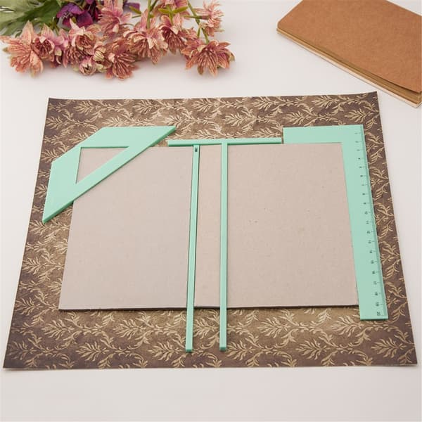 Scrapbooking Bogbinding Linealsæt Inkluderer L-lineal, T-lineal, Afstandsguide