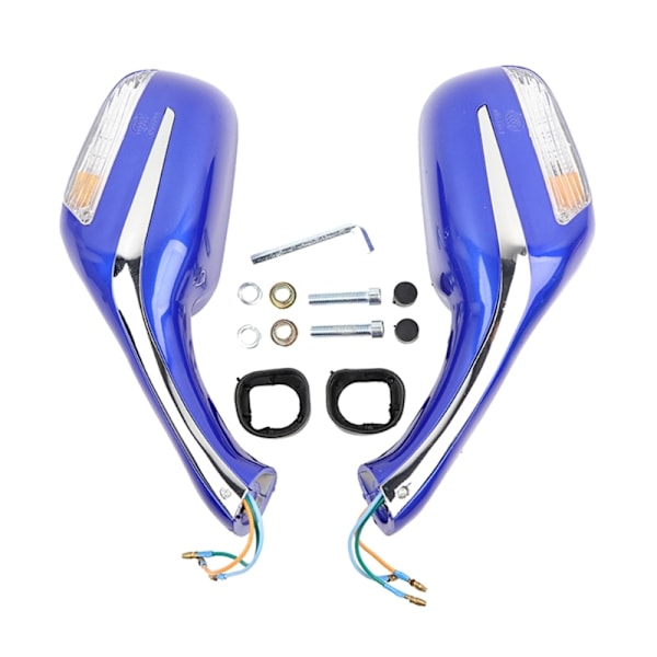 Motorcykel LED forreste blinklys, set bagfra, sidespejle, Universal Motorcykel modifikationsspejle