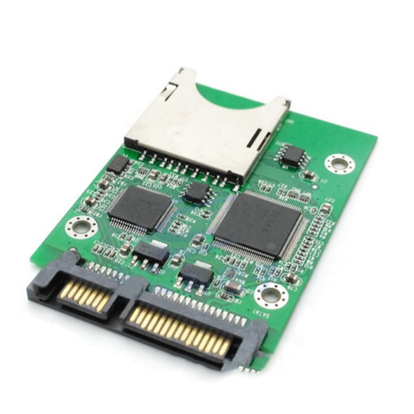 SD till SATA-adapterkonverterare SD/SDHC/SDXC/för MMC-minneskort till 2,5 tum 7+15P SAT