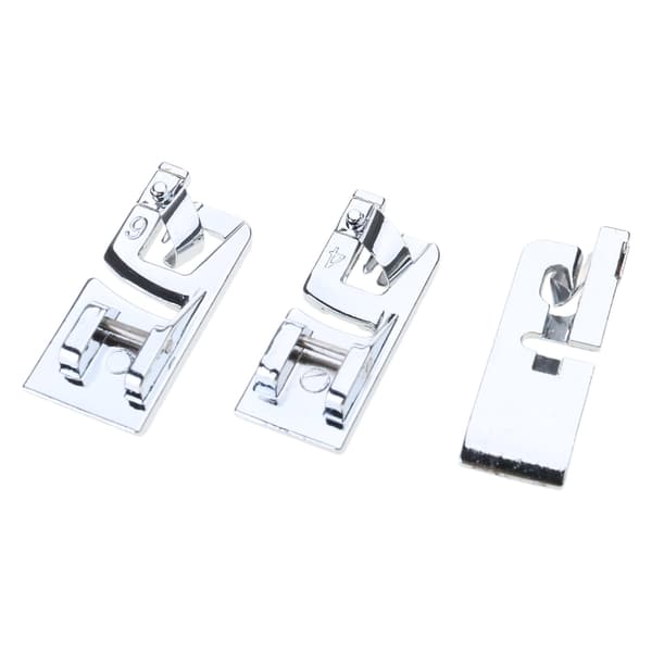 3 Smala fållfötter 3mm 4mm 6mm för hushållssymaskiner