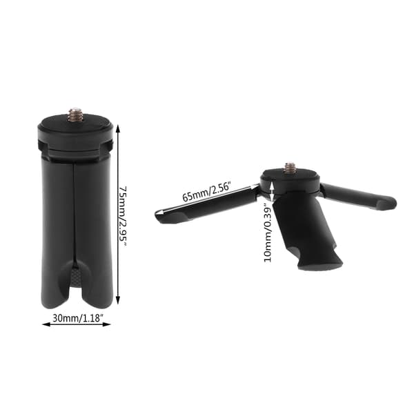 Universal Mini Tripod Stand 1/4'' til Smartphone Action Kamera Holder Monopod