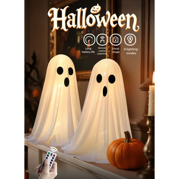 Lys til Halloween Fest Dekoration 2 STK