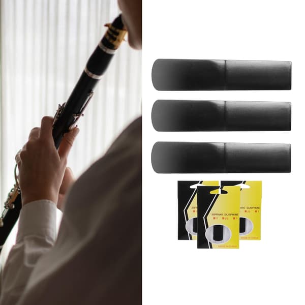 3 stk. Styrke 1.5/2.0/2.5 Saksofonrør Resin Saksofon Munnstykke Rør