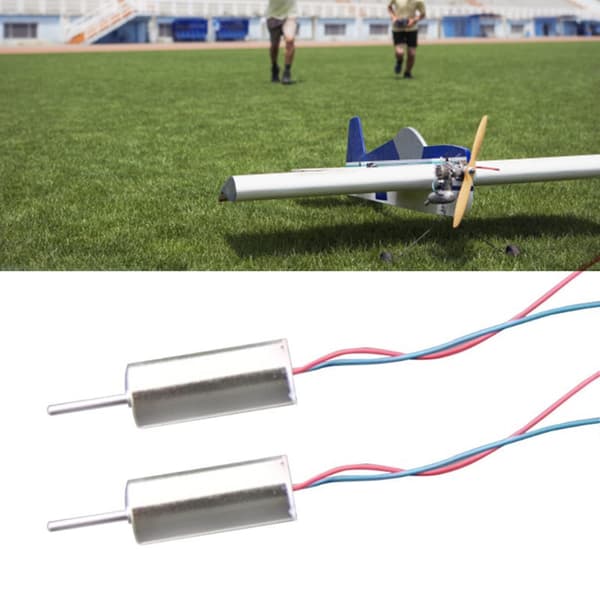 2 STK Kjerneløse motorer med sterke magneter for små droner og modellfly