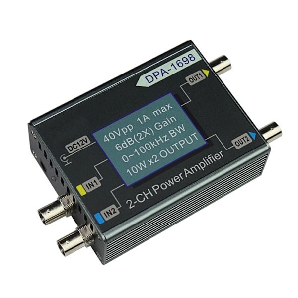 DPA-1698 Power 2.0-kanals bandbredd 100KHz DDS-funktion