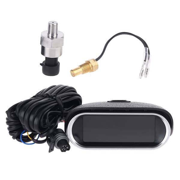 Bilolietrykksmåler + vanntemperaturmåler 10mm M10 1/8 NPT-sensor