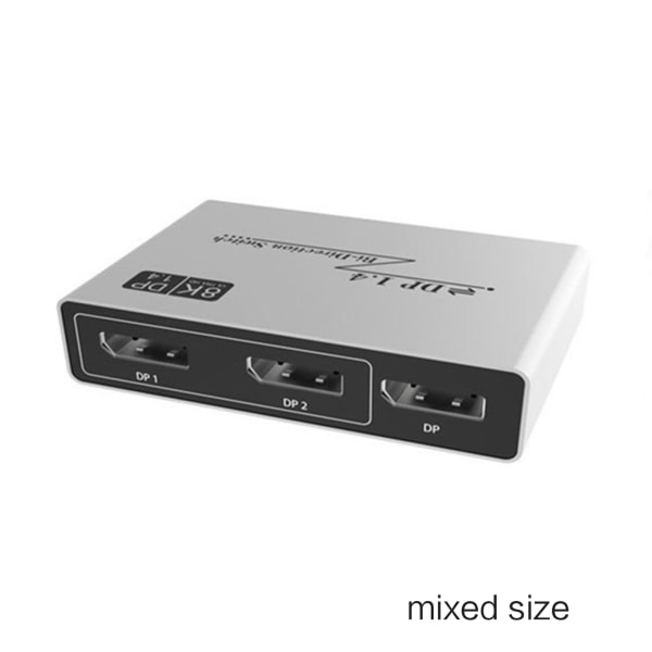 DisplayPort 8K DP 1.4 Switch Bi-Directional 2in1Out 8K 30Hz 4K 144Hz Converter