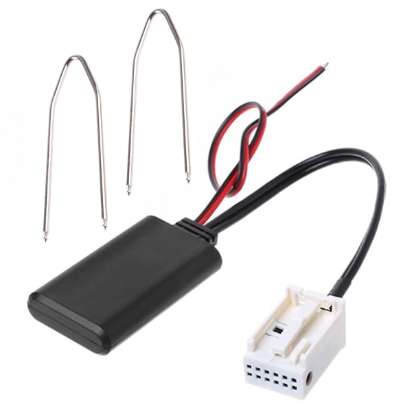 Til 207 307 407 308 Til Citroen C2 C3 RD4 12Pin Bluetooth-modul Trådløs Radio Stereo AUX-IN bilstereoadapter