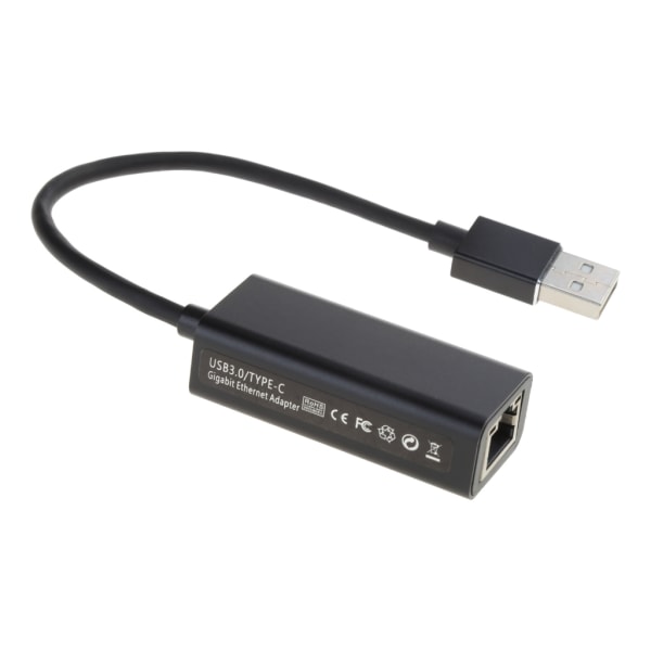 100 Mbps USB 3.0 Ethernet-nettverkskort for Switch PC Lan Connection Adapter tilbehør