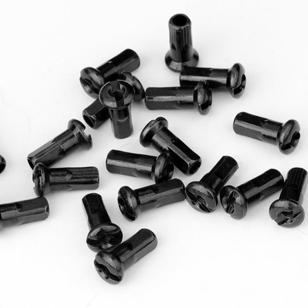 50 st/förpackning Cykelväg Cyklar Nippel 12G 13G 14G Ultralätt Hög Hållfasthet 50pc 14G black 16mm