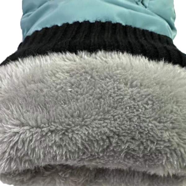 Vattentäta vintervarma handskar vindtäta snöskidhandskar för män kvinnor Black gray for men
