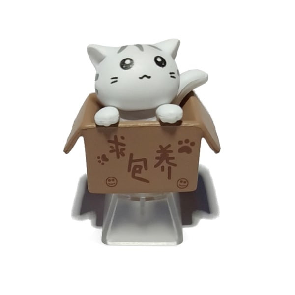 ABS för Cat Custom Cartoon Anime Keycap Botten Bakgrundsbelysta Keycaps Passar för Cherry MX Mekaniskt tangentbord för Key Cap Childre