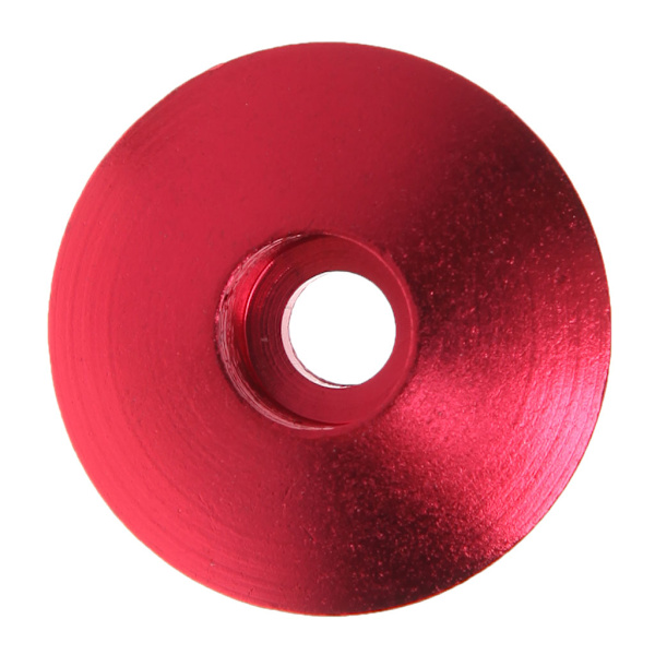 Ny sykkel headset cap 28,6 mm støvtett topp MTB sykkelstammedeksel i aluminiumlegering Blue
