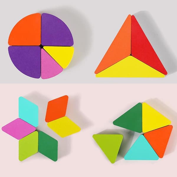Trä Geobräda Grafikkort Formmatchningsspel Småbarnsleksak