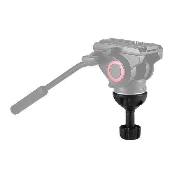 75 mm skål til flat hydraulisk kulehodeadapter for stativmontering, kraftig