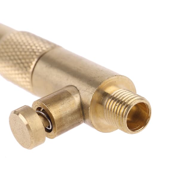 Dækventiladapter Messing Dækpumpe Kompressorpumpe Stik Tilbehør
