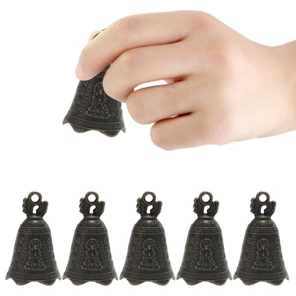 5 kpl/setti rautakellot Mini-kellot Antiikkiset kellot DIY-avaimenperäriipuksiin