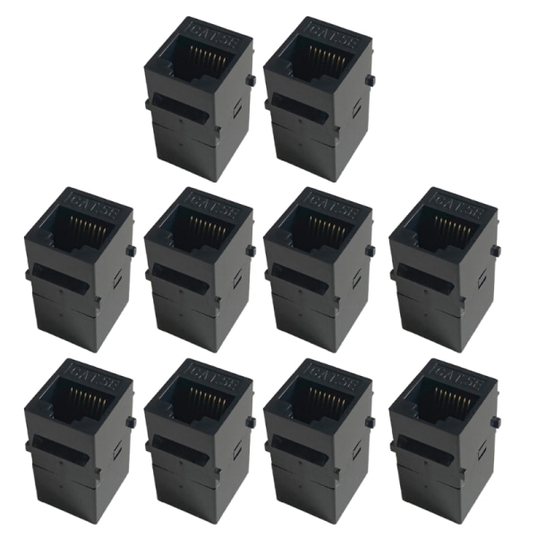 RJ45-stik CAT6 lige gennem netværksmoduler Informationsstik CAT5E
