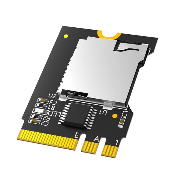 NGFF M.2 Key A+E til T-Flash Kortlæser Adapter Risers Kort NGFF Konvertere
