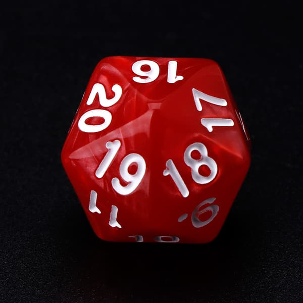 10 stk./sæt 20-sidet terning D20 polyhedriske terninger til RPG poly desktop bordspil
