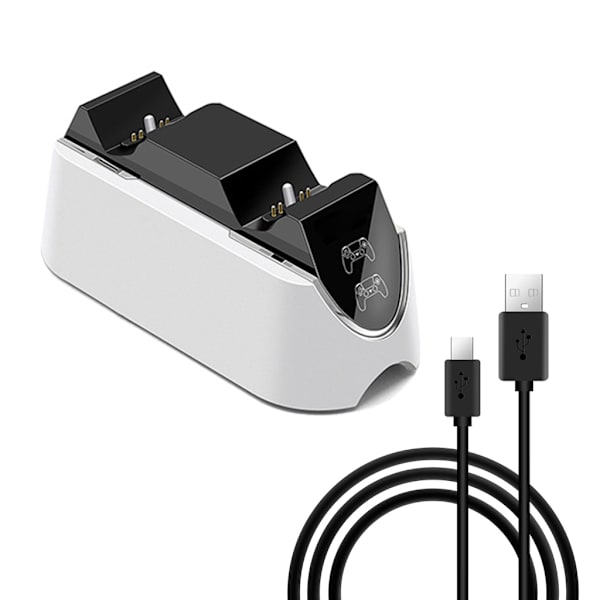 Dual Controller Charger Dockingstation kompatibel för Controller Fast Charging Dock S