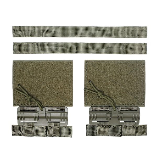 Portable Quick Removal Buckle Set Side Belt Cummerbund Straps Green