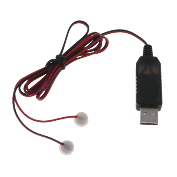 Magnetisk USB laddningskabel för 3,7V 14500 16340 26650 Batterier Laddningsbar batteriladdarsladd med typ-C-adapter