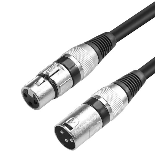 3-pin XLR stabilt forbindelseskabel han til hun Canon-stik lydkabel afskærmet Velegnet til mixer mikrofonforstærker