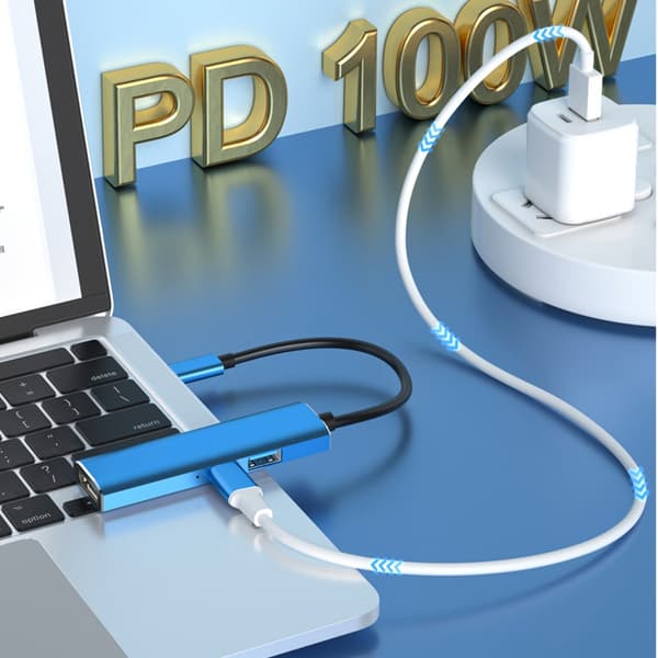 Tett USB CREATE til DP 8K Senter 100W Rask Lading USB 2 0 Port Permanent Aluminium Plan