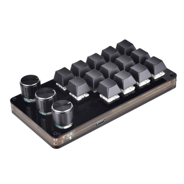 USB Macro Mini Keyboard 14 Keys 3 Nup Ohjelmointi Tee-se-itse mekaaninen näppäimistöpeli