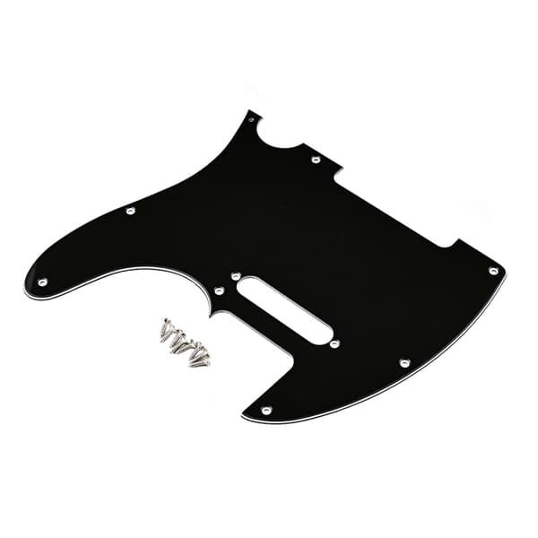 8-håls gitarr anti-scratch platta 3-lagers solid svart gitarr skyddande plektrumskydd
