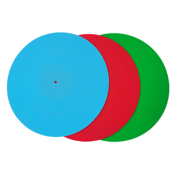 Vibrationsdämpande silikondyna Gummi för LP Antislipmatta för fonograf skivspelare Vinylskivspelare Tillbehör Red