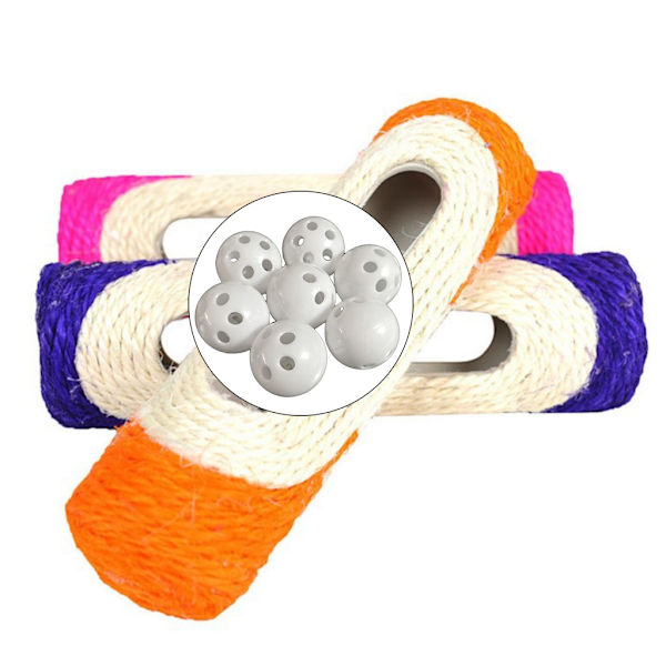 Rund for Doll Noise Maker Squeaker Rattle Insert DIY Crafts Plysjleketilbehør 24mm