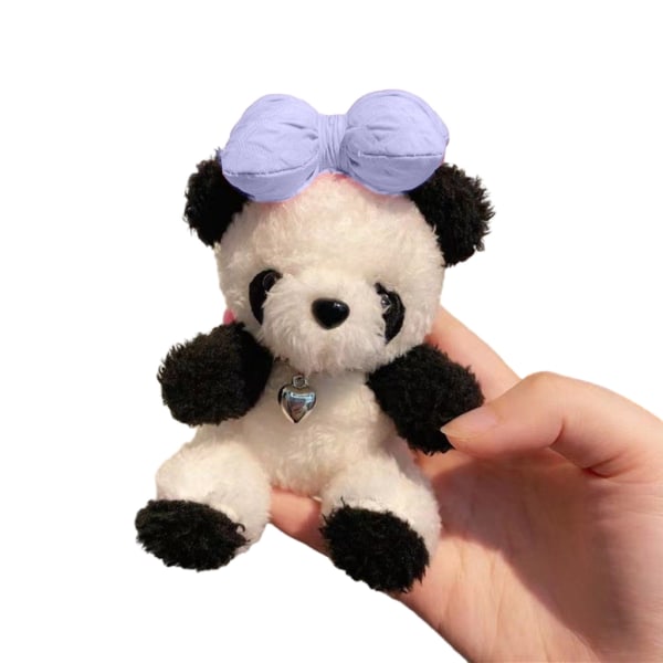 Panda Plys Panda Bildekoration Cute Vibrants Pendant til dit biltilbehør