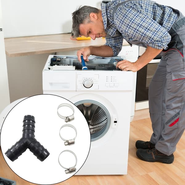 Stabil Y-Typ Dräneringsslangadapter 20mm Universal Passform Enkel Installation Plast
