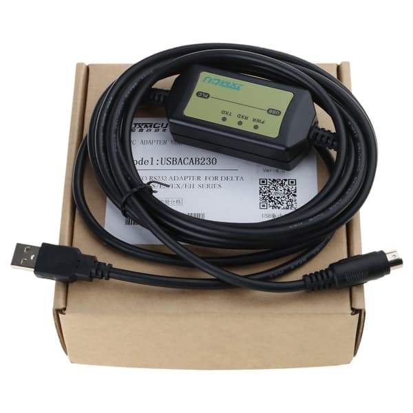 PLC Programmeringskabel til Delta USB-DVP ES EX EH EC SE SV SS Serie Kabel