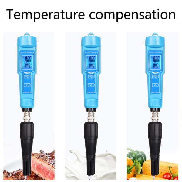 Digital vanntemperaturtester for laboratorieakvarium, testpenn