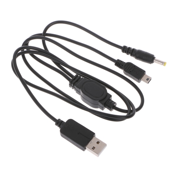 Datakabelladdare Power 2 in 1 USB dataladdkabelsladd för PSP 2000 3000 Spelkonsol Laddningskablar Accs