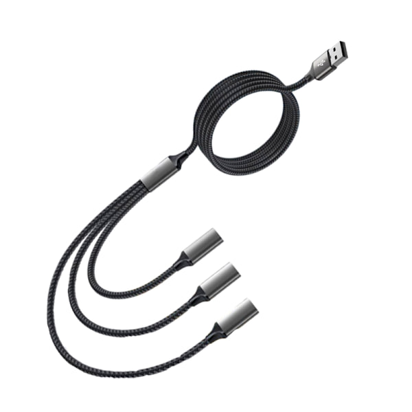 USB splitterkabel 1 han til 3 hun USB Expander Hub Multi USB Port Extender Dataoplader Split Adapter til bærbar