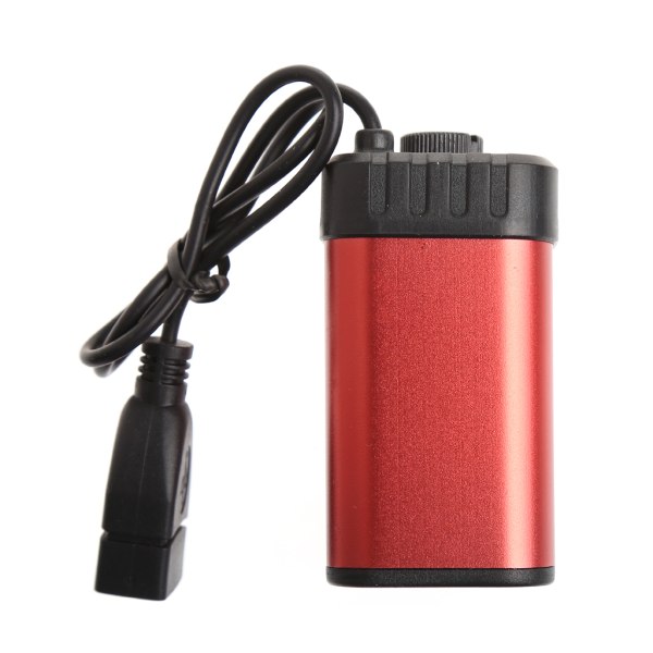 USB 5V utgång Bärbar 4x AA batteriladdare Hållare Power Bank för Case Box Red
