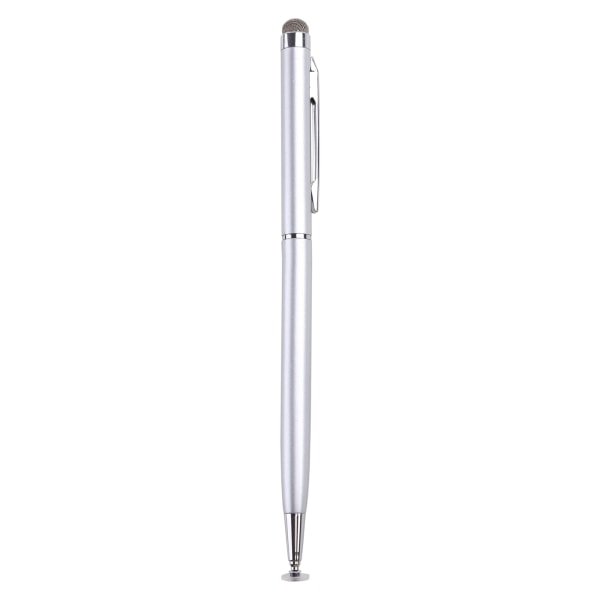Høyfølsom Fiberspiss Kapasitiv Stylus Universal Touchscreen-penn for nettbrett mobiltelefon 2 i 1 Stylus Capacitance Pen