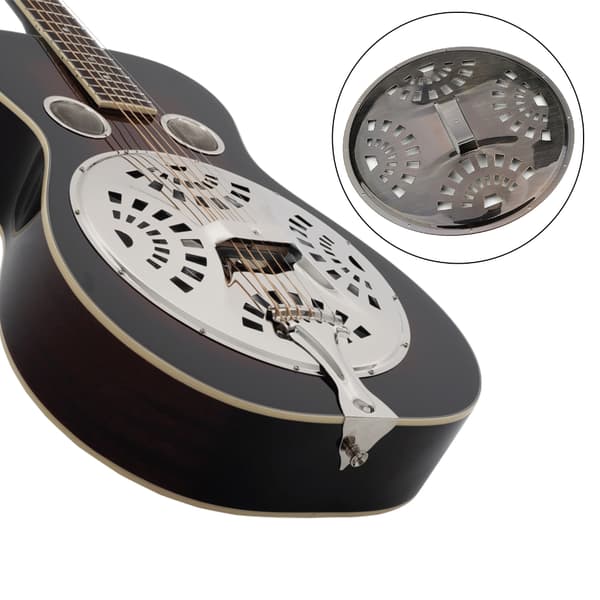 Resonatorgitar Resofonisk Gitardekselplate Resonator Dobro Dekselplate
