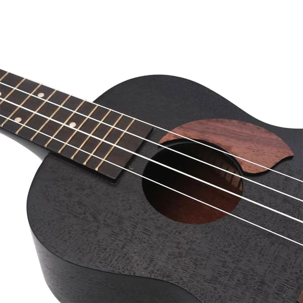 Plekterbeskytter i palisander til ukulele - dråpeformet skjold B