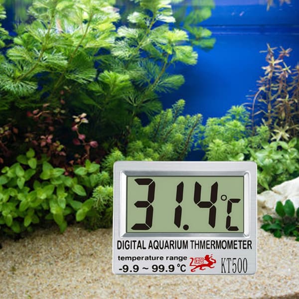 Undervanns LCD digitale akvarietermometre for overvåking av vanntemperatur