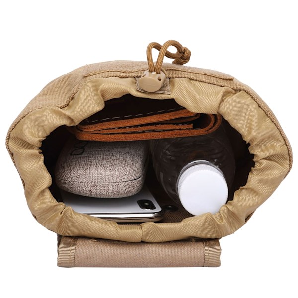 Taktiskt magasin dump drop pouch hopfällbar magasin drop pouch återställningsväska Brown