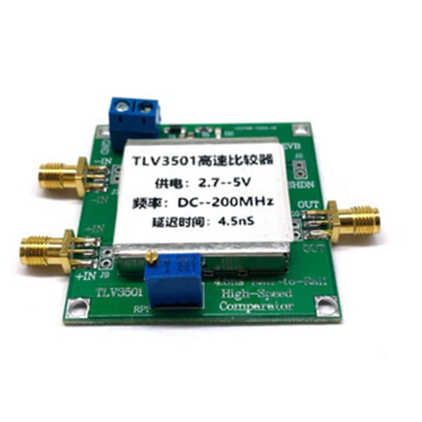 TLV3501 Frekvensmätare Front-end Form Relämodul 4.5ns Höghastighetskomparator