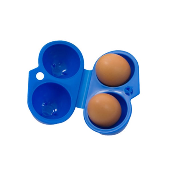 Grid Egg Förvaringslåda Bärbar plast ägghållare Behållare Organizer för utomhusresor Camping Picknick ägg för case 2